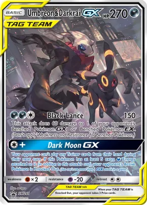 Umbreon & Darkrai GX - Promo Foil