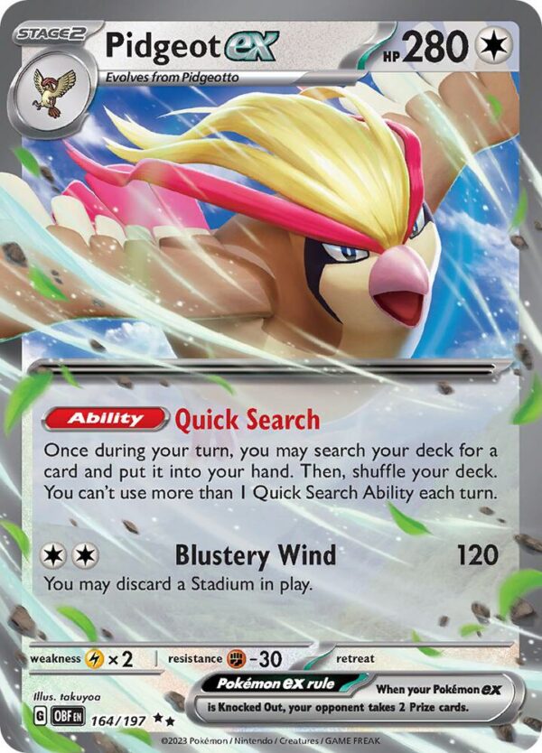 Pidgeot ex - Foil