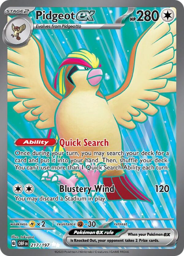 Pidgeot ex - Foil
