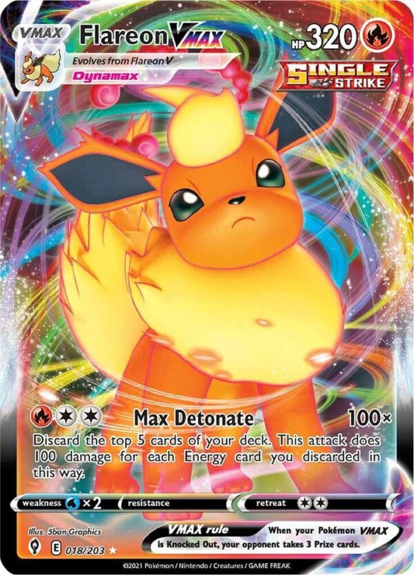 Flareon VMax - Foil