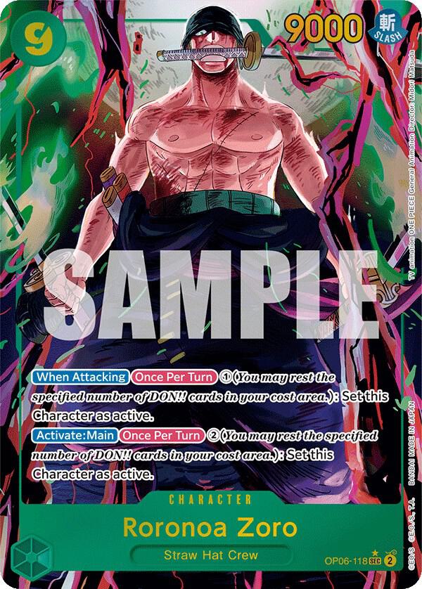 Roronoa Zoro - Alternate Art Foil