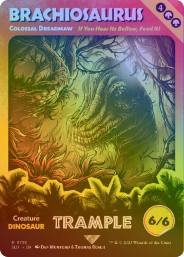 Brachiosaurus - Rainbow Foil