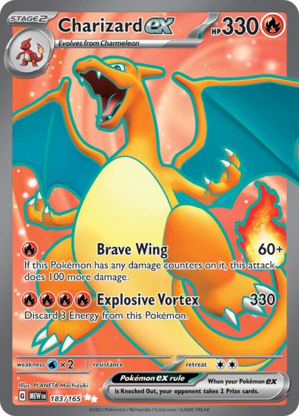 Charizard ex - Foil - PSA Graded 9