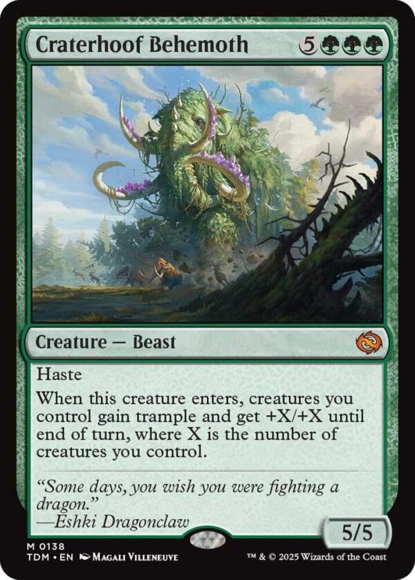 Craterhoof Behemoth - Foil