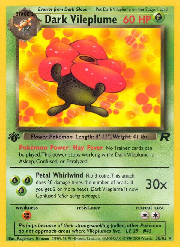 Dark Vileplume - 1st Edition