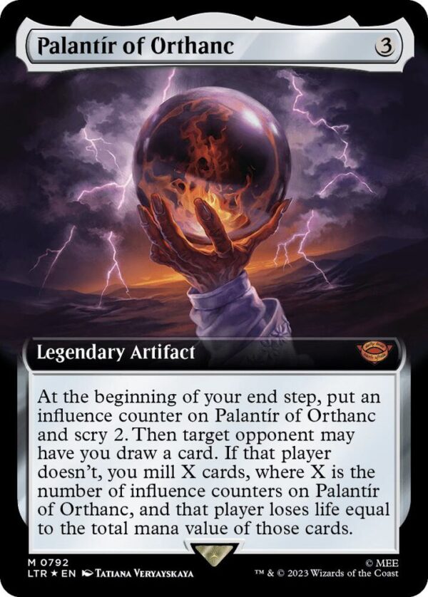 Palantir of Orthanc - Extended Art Foil