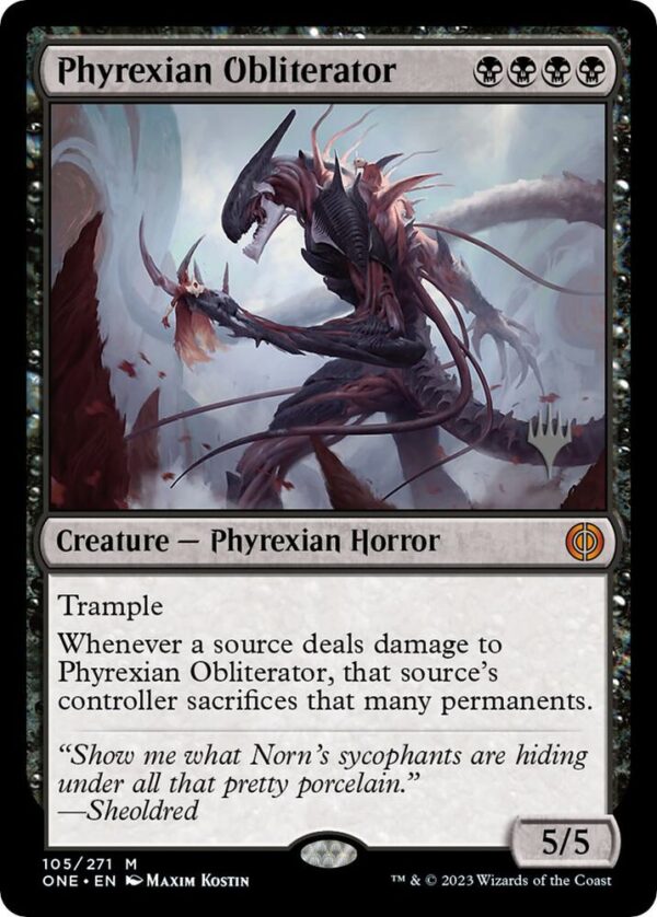 Phyrexian Obliterator - Promo Stamp