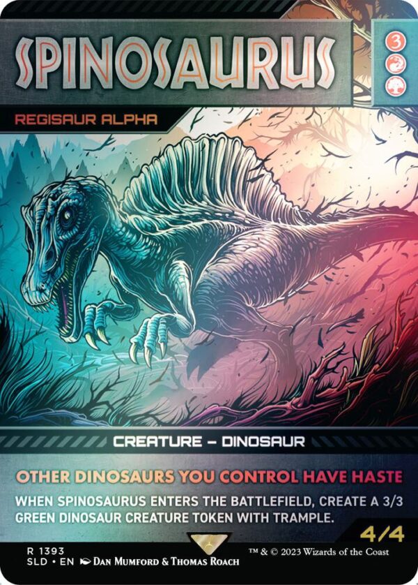 Spinosaurus - Rainbow Foil