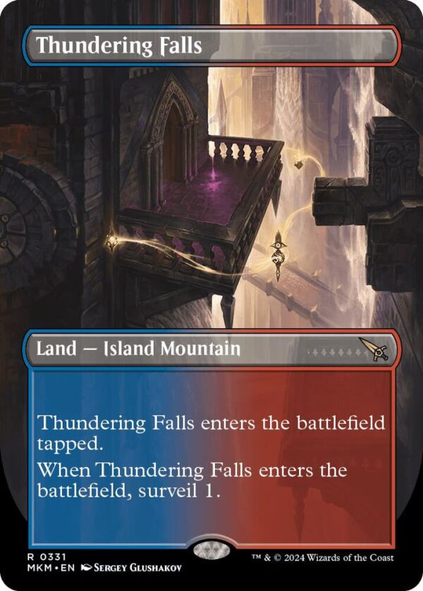 Thundering Falls - Borderless Foil