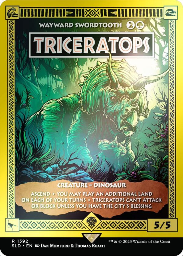 Triceratops - Rainbow Foil