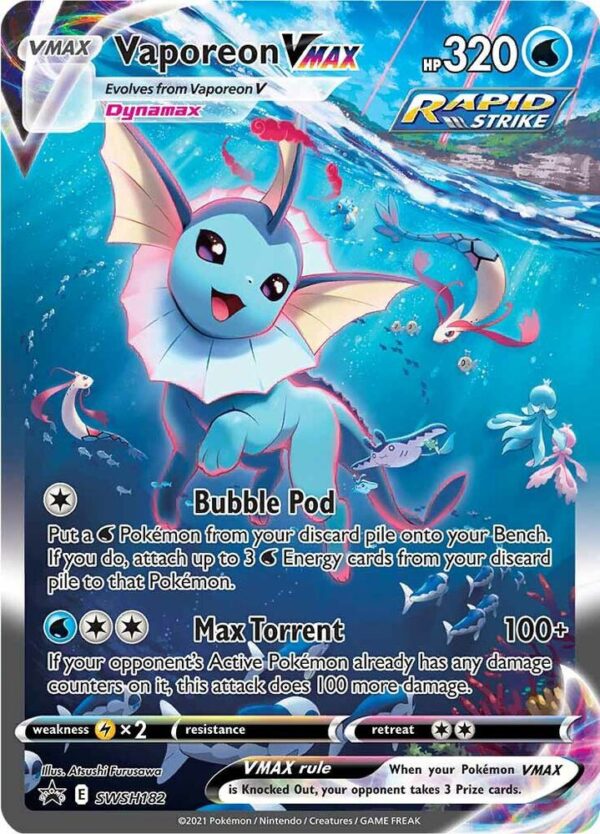 Vaporeon VMax - Foil