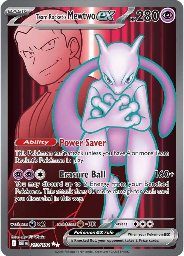 Team Rocket's Mewtwo ex - Foil