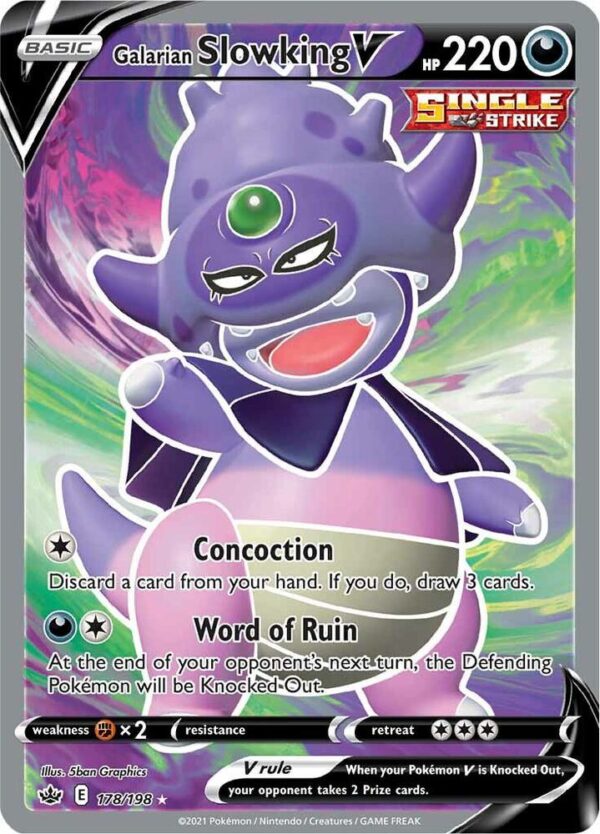 Galarian Slowking V - Full Art Foil