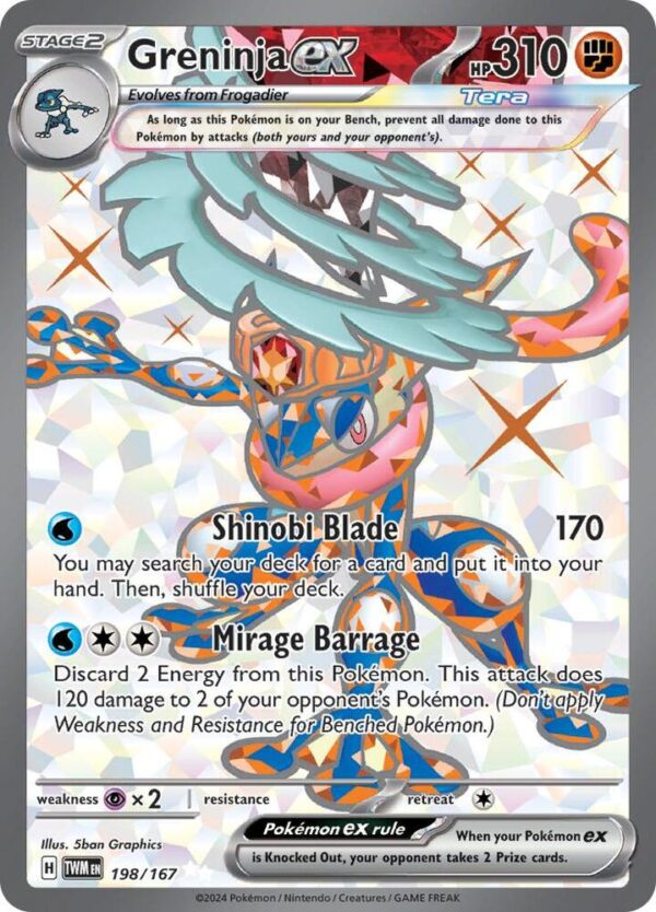 Greninja ex - Foil