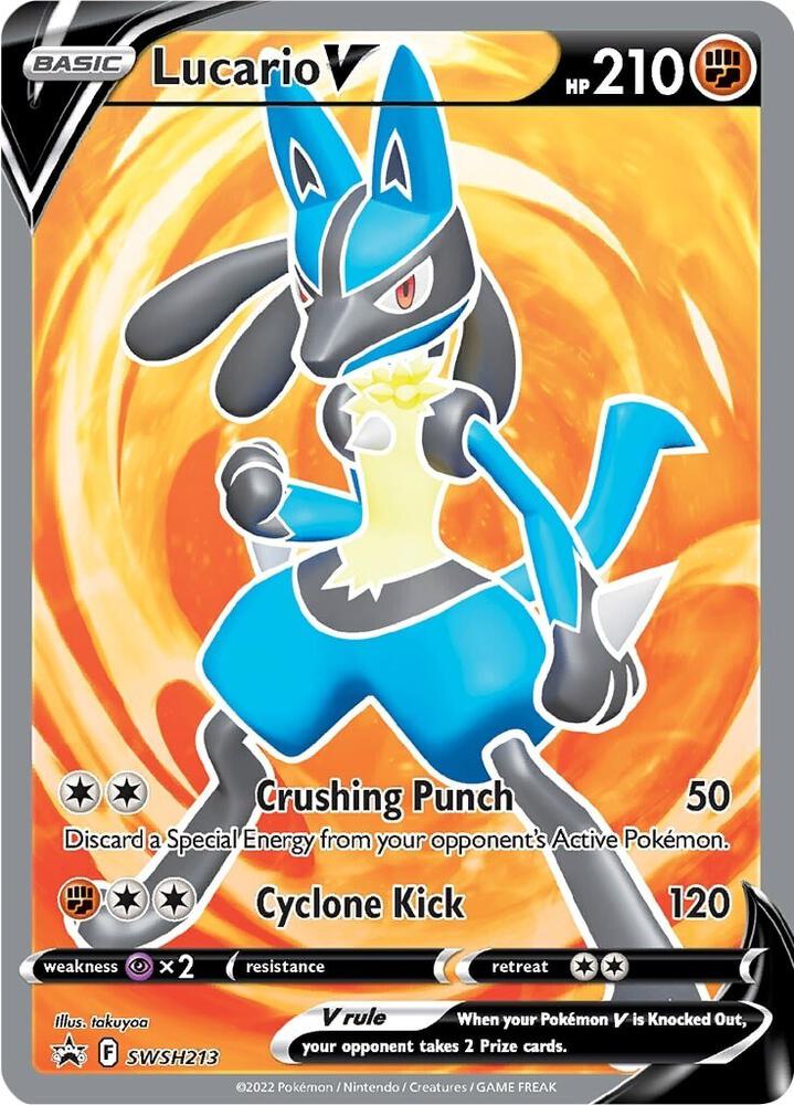 Lucario V - Promo Foil