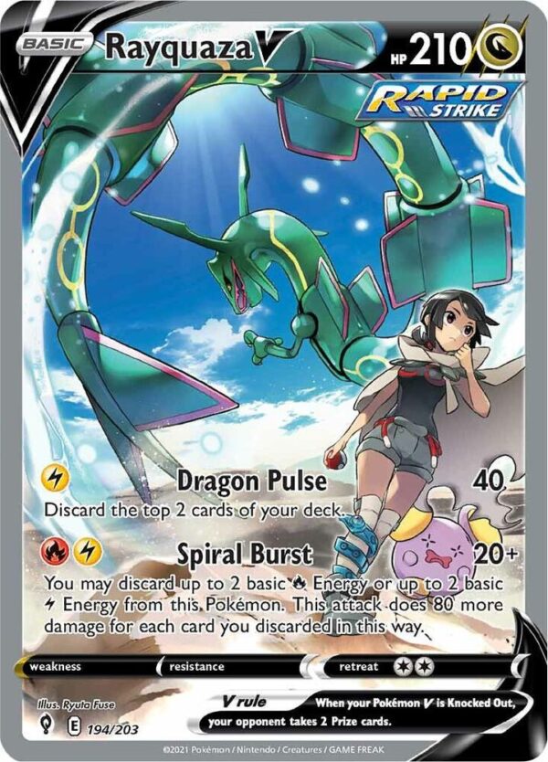 Rayquaza V - Alt Full Art Foil