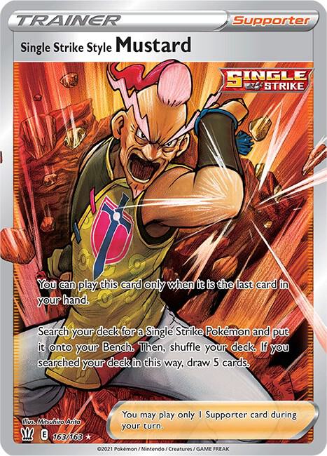 Single Strike Style Mustard - Full Art Foil