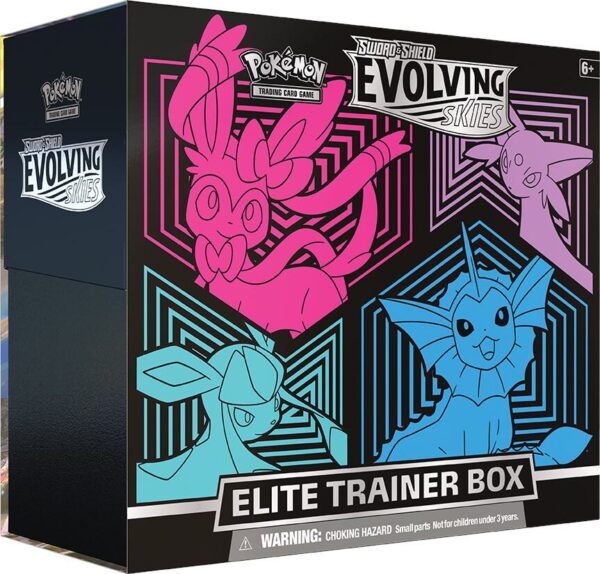 Evolving Skies Elite Trainer Box - Vaporeon/Glaceon/Sylveon/Espeon