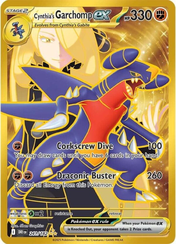 Cynthia's Garchomp ex - Foil