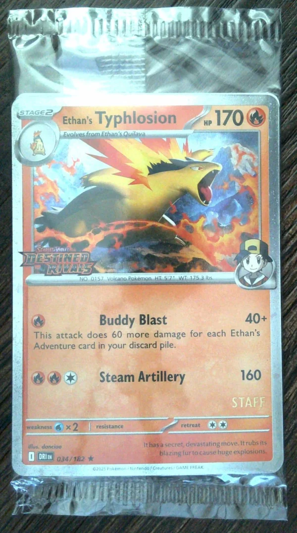 Destined Rivals Staff Promo Pack Foil - Sealed