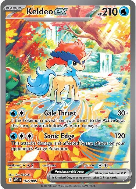 Keldeo ex - Foil
