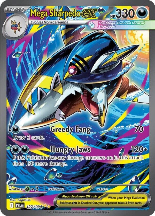 Mega Sharpedo ex - Foil