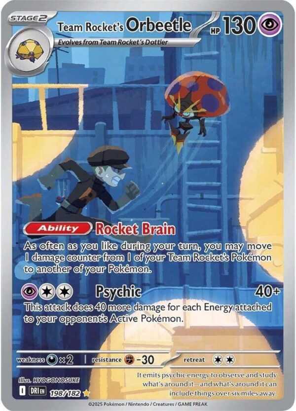 Team Rocket's Orbeetle - Foil