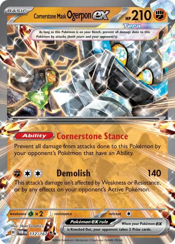 Cornerstone Mask Ogerpon ex - Foil