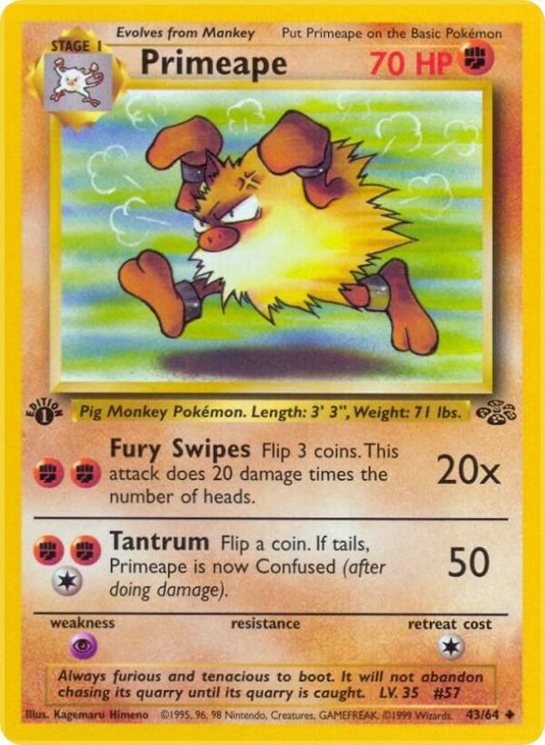 Primeape - 1st Edition