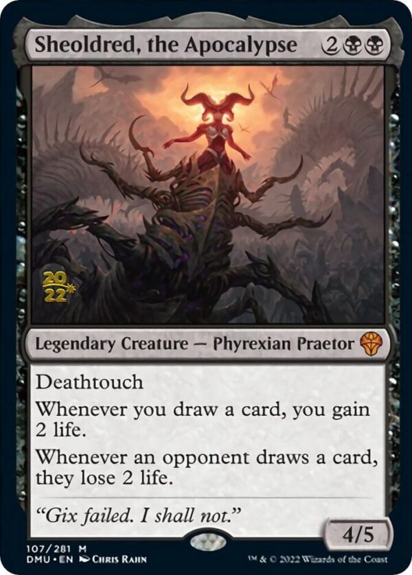 Sheoldred, the Apocalypse - Prerelease Foil