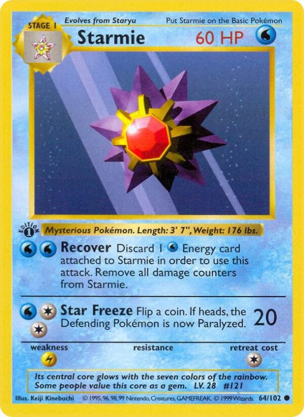 Starmie - Shadowless