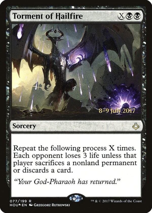 Torment of Hailfire - Prerelease Foil