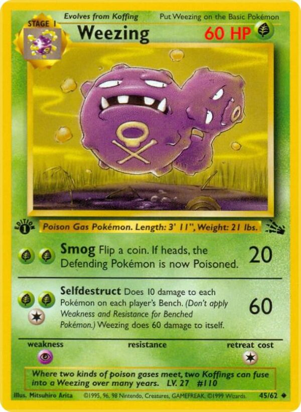 Weezing - 1st Edition