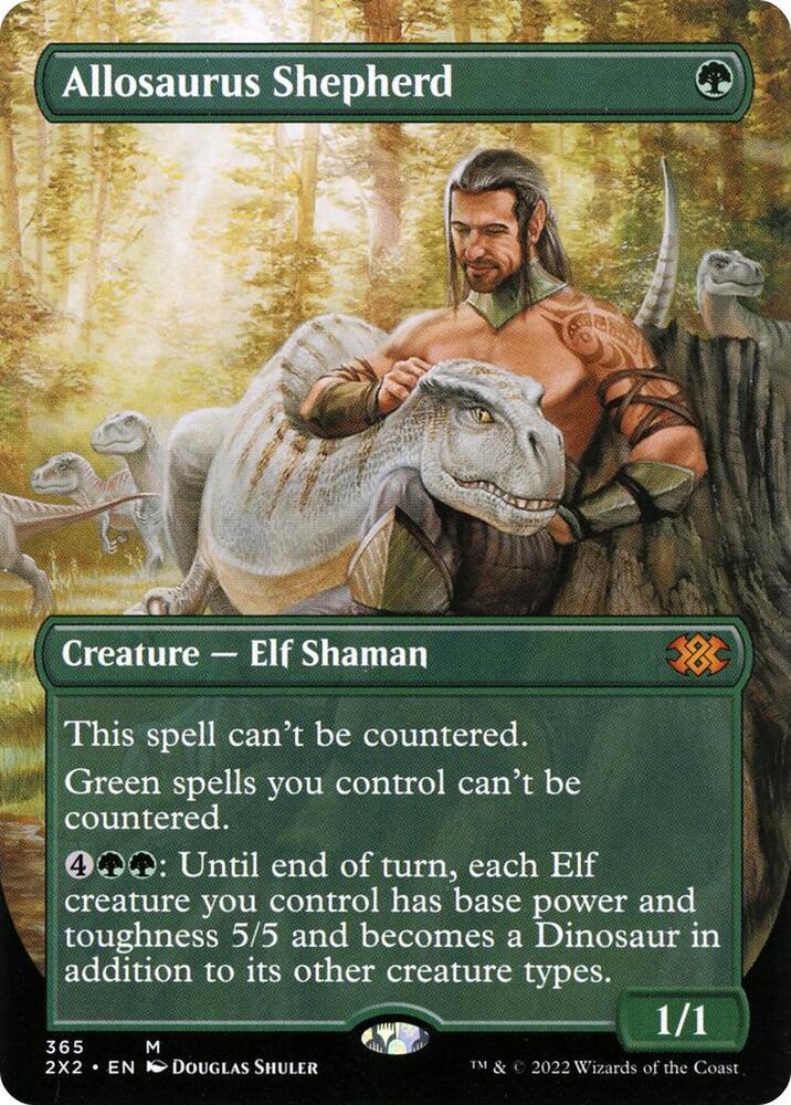 Allosaurus Shepherd - Borderless Foil