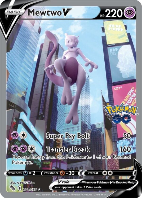 Mewtwo V - Alt Art Foil