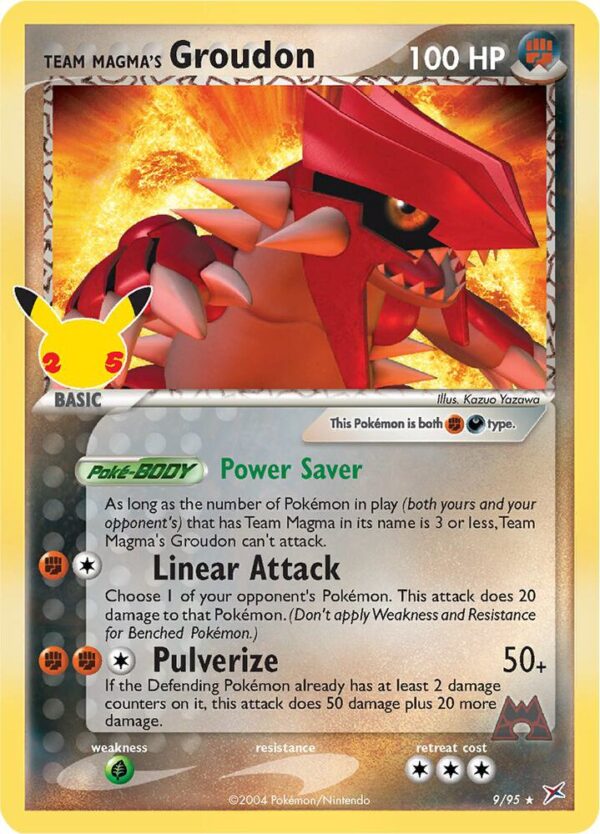 Team Magma's Groudon - Foil