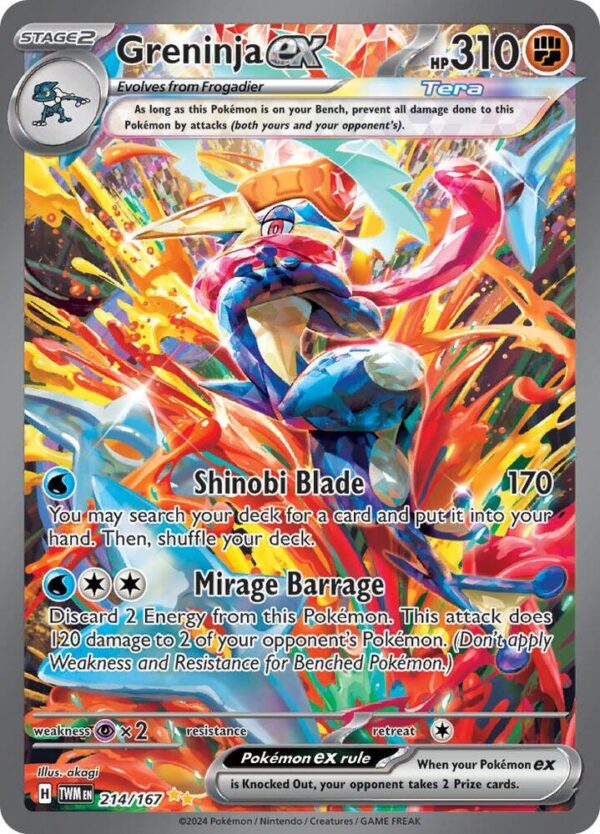 Greninja ex - Foil