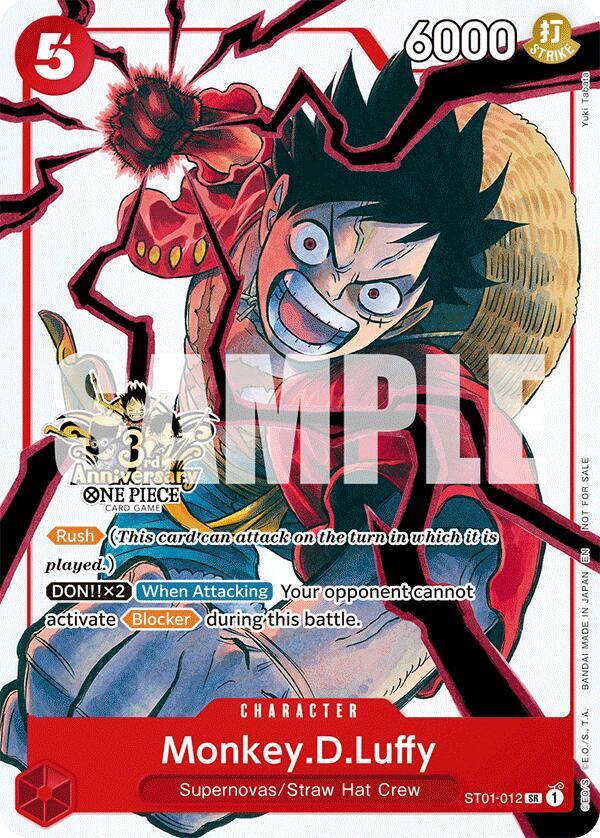 Monkey.D.Luffy - 3rd Anniversary Promo