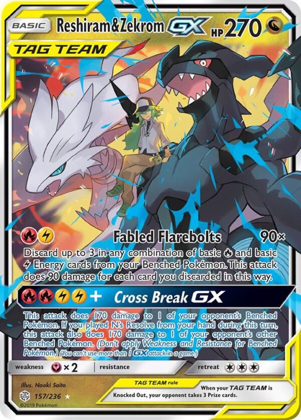 Reshiram & Zekrom GX - Foil