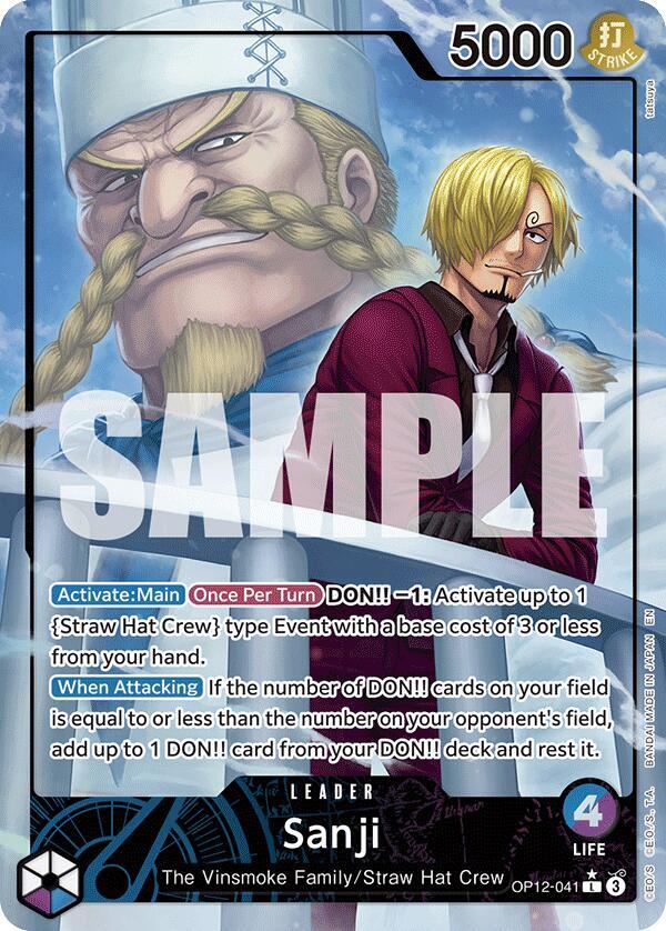 Sanji - Alt Art Foil