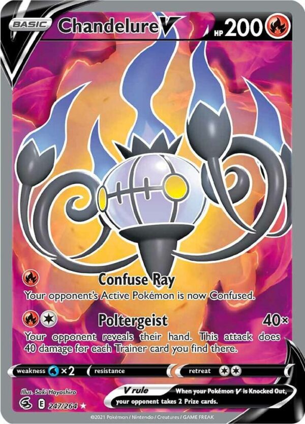 Chandelure V - Full Art Foil