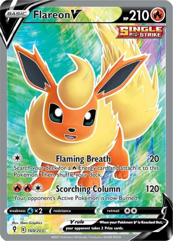 Flareon V - Full Art Foil