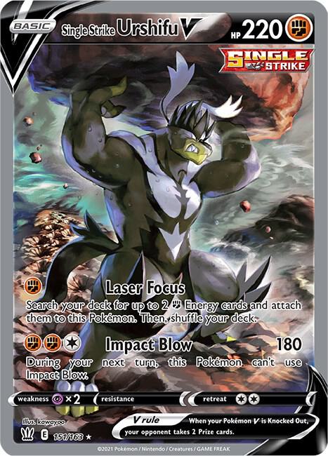Single Strike Urshifu V - Alt Art Foil
