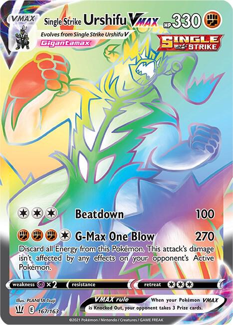 Single Strike Urshifu VMax - Secret Foil