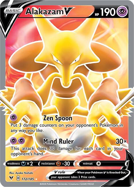 Alakazam V - Full Art Foil