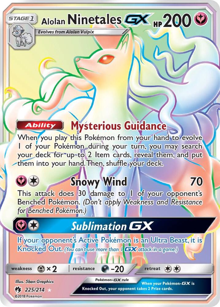 Alolan Ninetales GX - Secret Foil