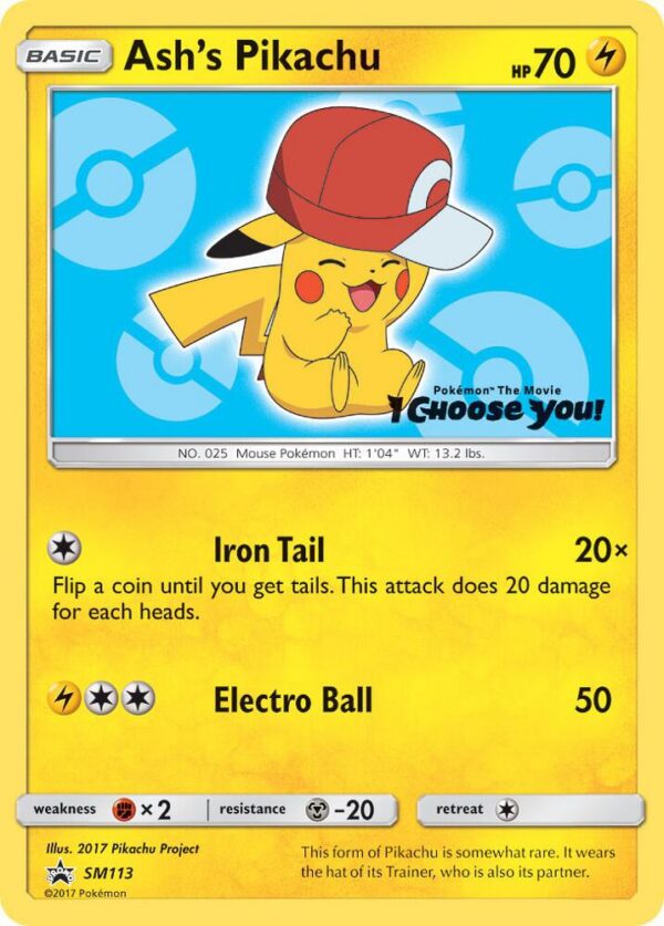Ash's Pikachu - Promo Foil