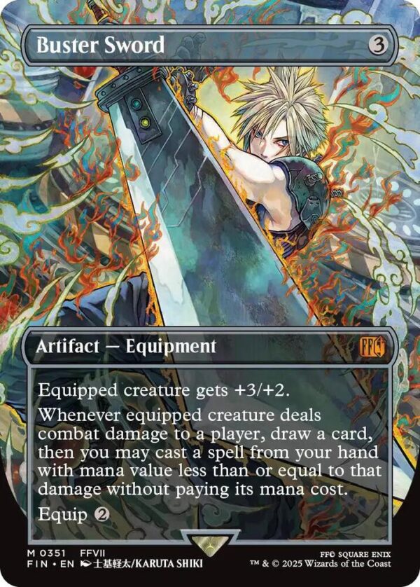 Buster Sword - Borderless