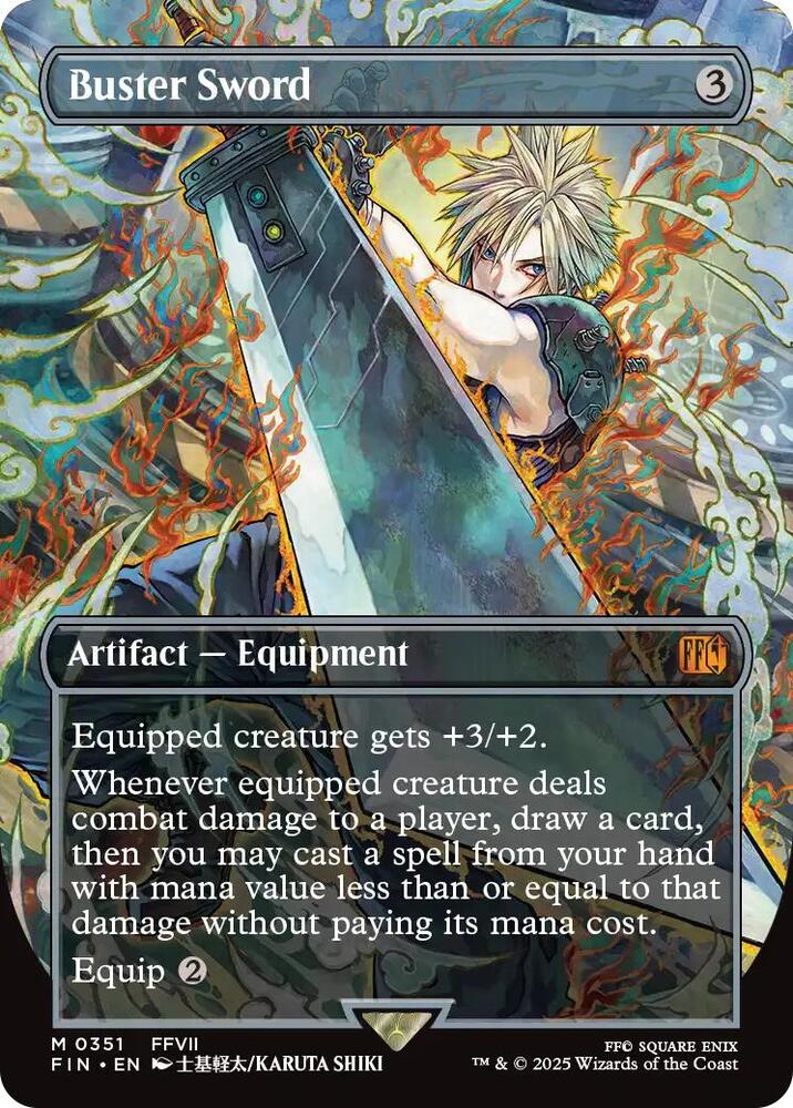 Buster Sword - Borderless