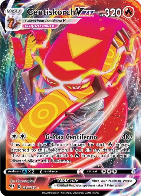 Centiskorch VMax - Foil